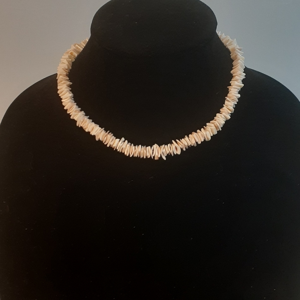 Pink Pucca Shell Necklace